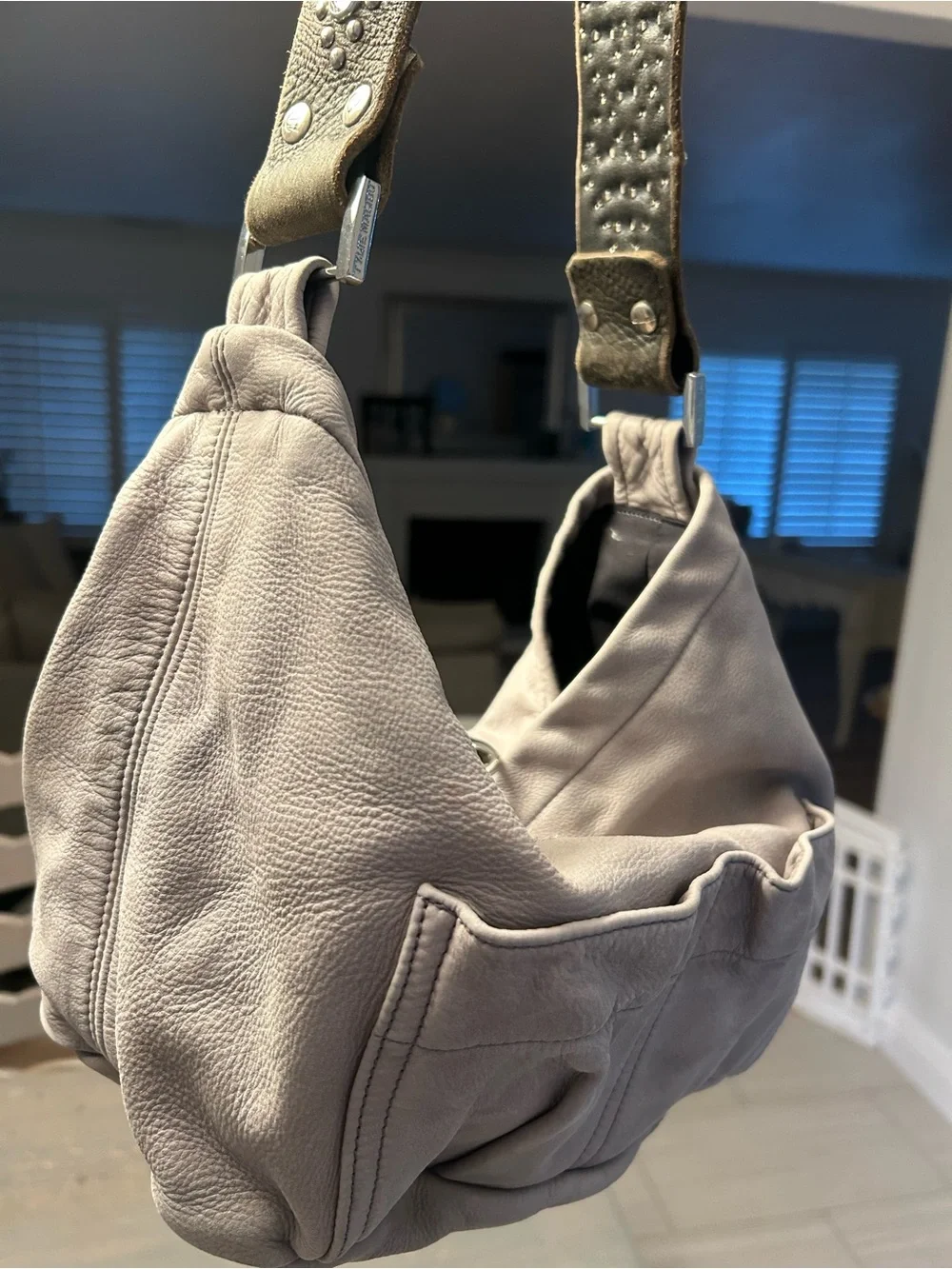 STUNNING Y2K Tylie Malibu soft leather bag with stunning embellished stra